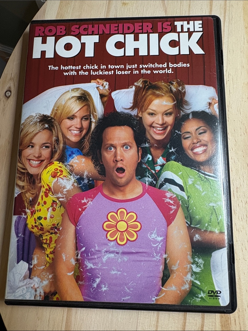 Touchstone Crystal The Hot Chick DVD - Pink, Red, Purple, Green